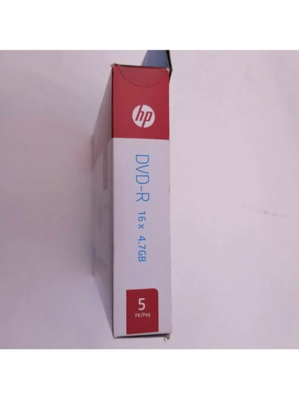HP DVD-R 5pk 4.7GB 16X 120 Min Video in Slim Jewel Case Recordable Lot of 2 NEW